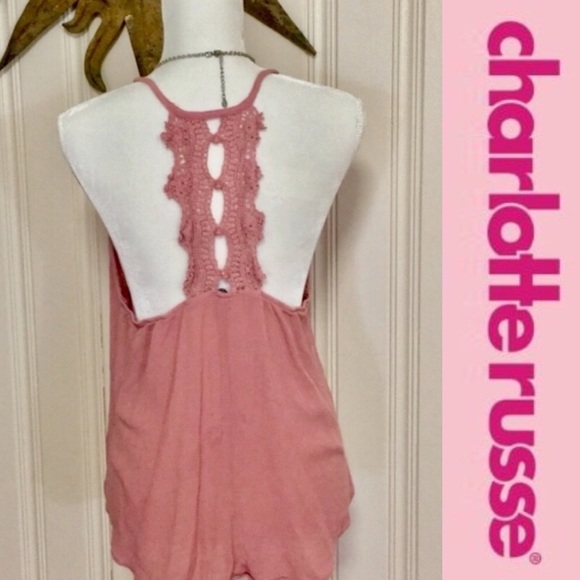 Charlotte Russe Tops - Charlotte Russe Crepe Tank Top